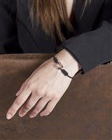 Bracciale Loving Palladio  2D in Argento BRB03 SERLIANA - BRB03 SERLIANA